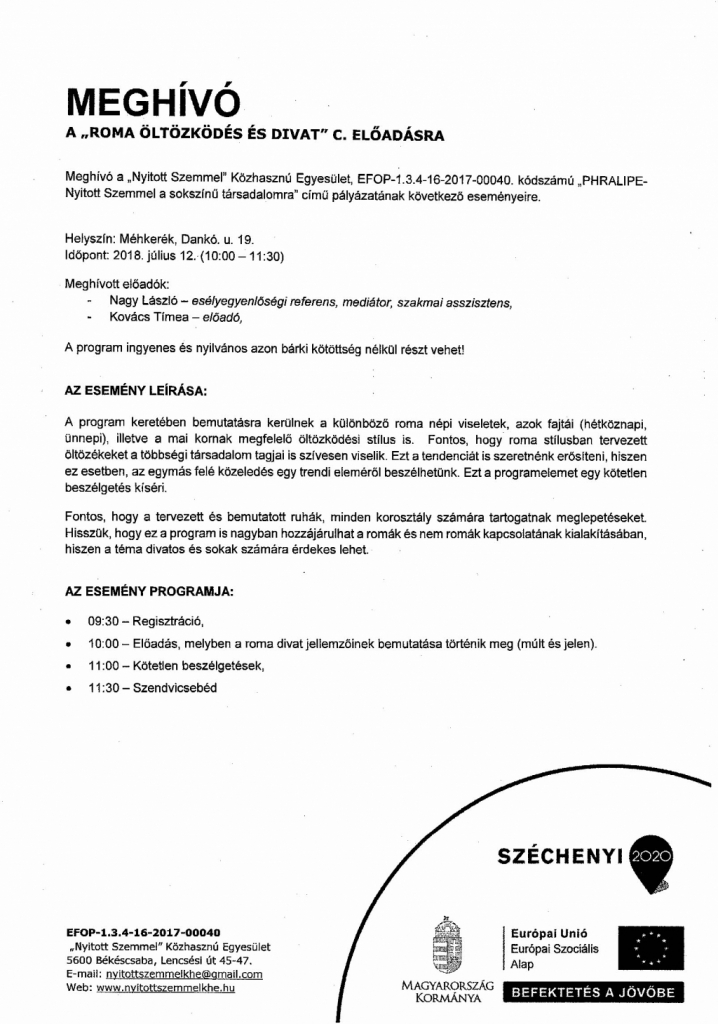 Roma öltözködés és divat